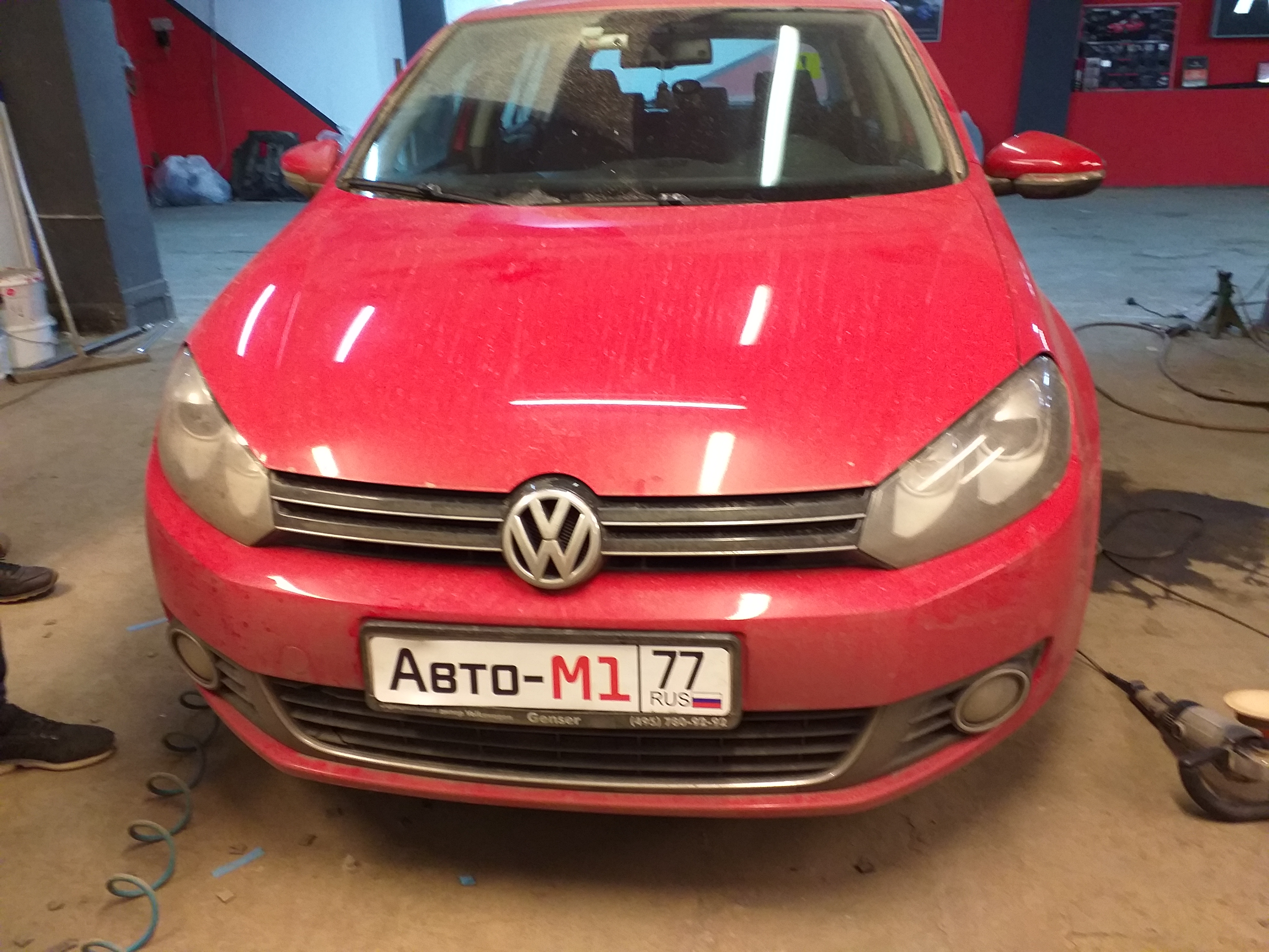 Ремонт сколов на Volkswagen Golf Plus