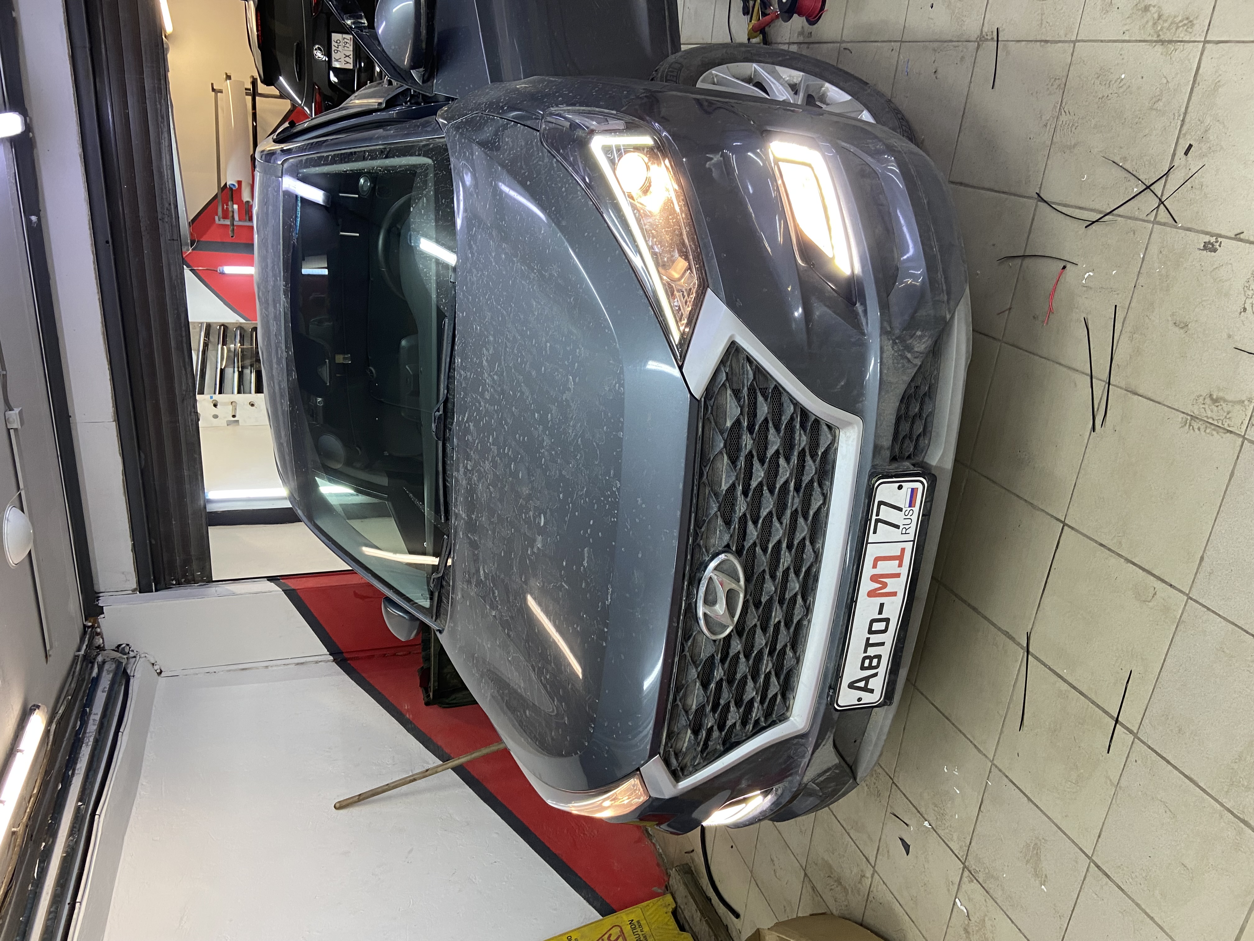 Установка штатных ДХО и ПТФ на Hyundai Tucson 