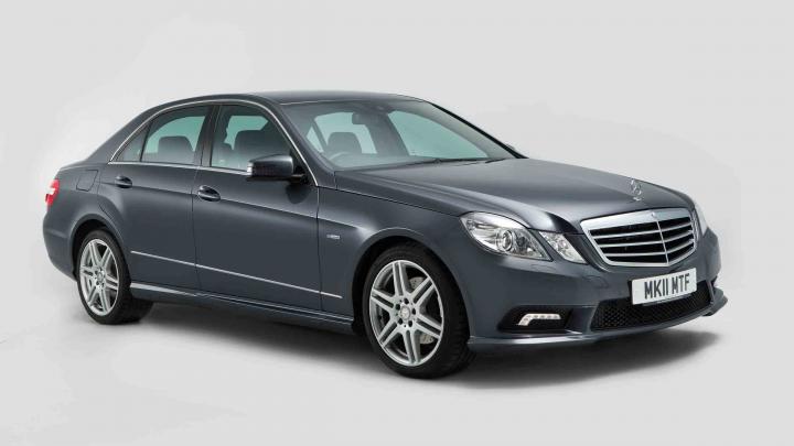Полировка лобового стекла на Mercedes E class