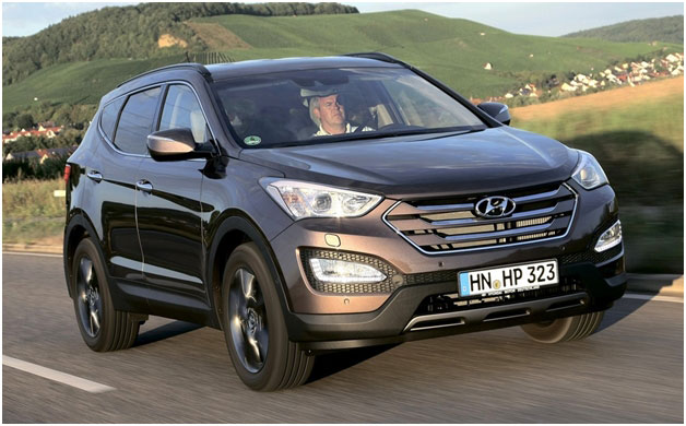 Оклейка крыши в черный глянец на Hyundai Santa Fe