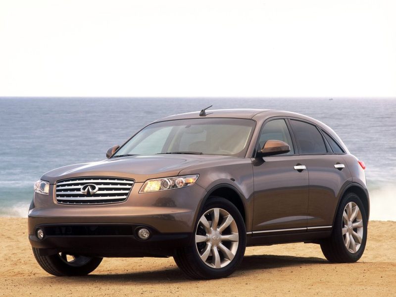 Установка повторителей поворота на зеркала Infiniti FX45